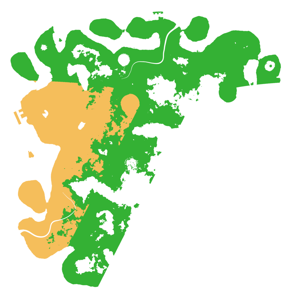 Biome Rust Map: Procedural Map, Size: 4500, Seed: 85432186