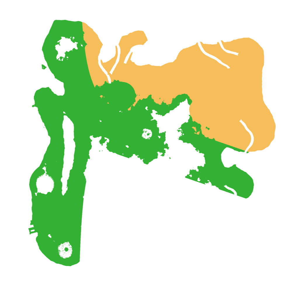 Biome Rust Map: Procedural Map, Size: 3000, Seed: 16498