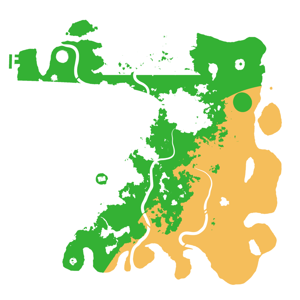 Biome Rust Map: Procedural Map, Size: 4250, Seed: 1960
