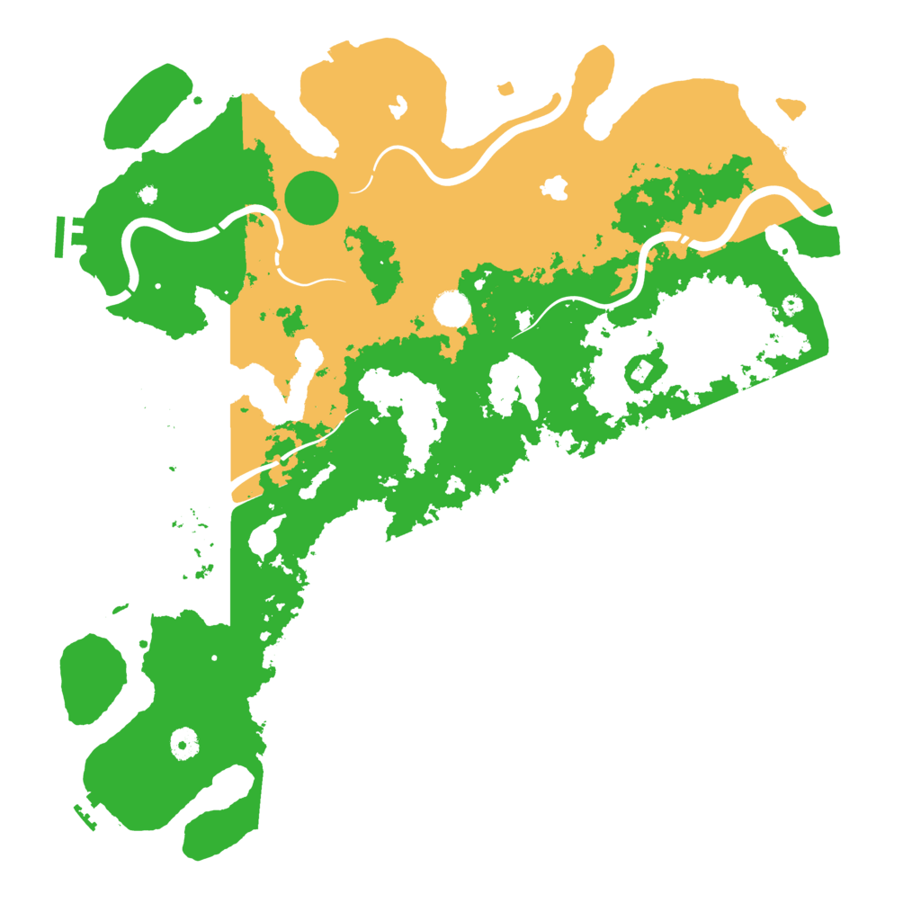 Biome Rust Map: Procedural Map, Size: 4500, Seed: 2466846