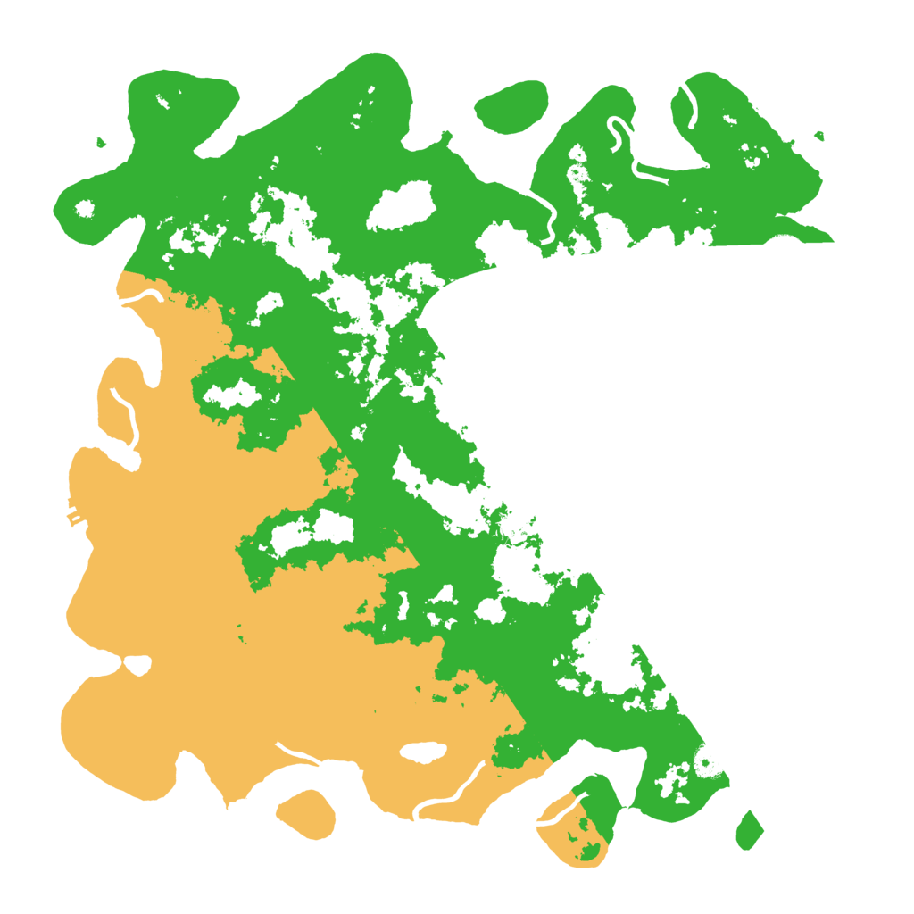 Biome Rust Map: Procedural Map, Size: 4500, Seed: 2127960182