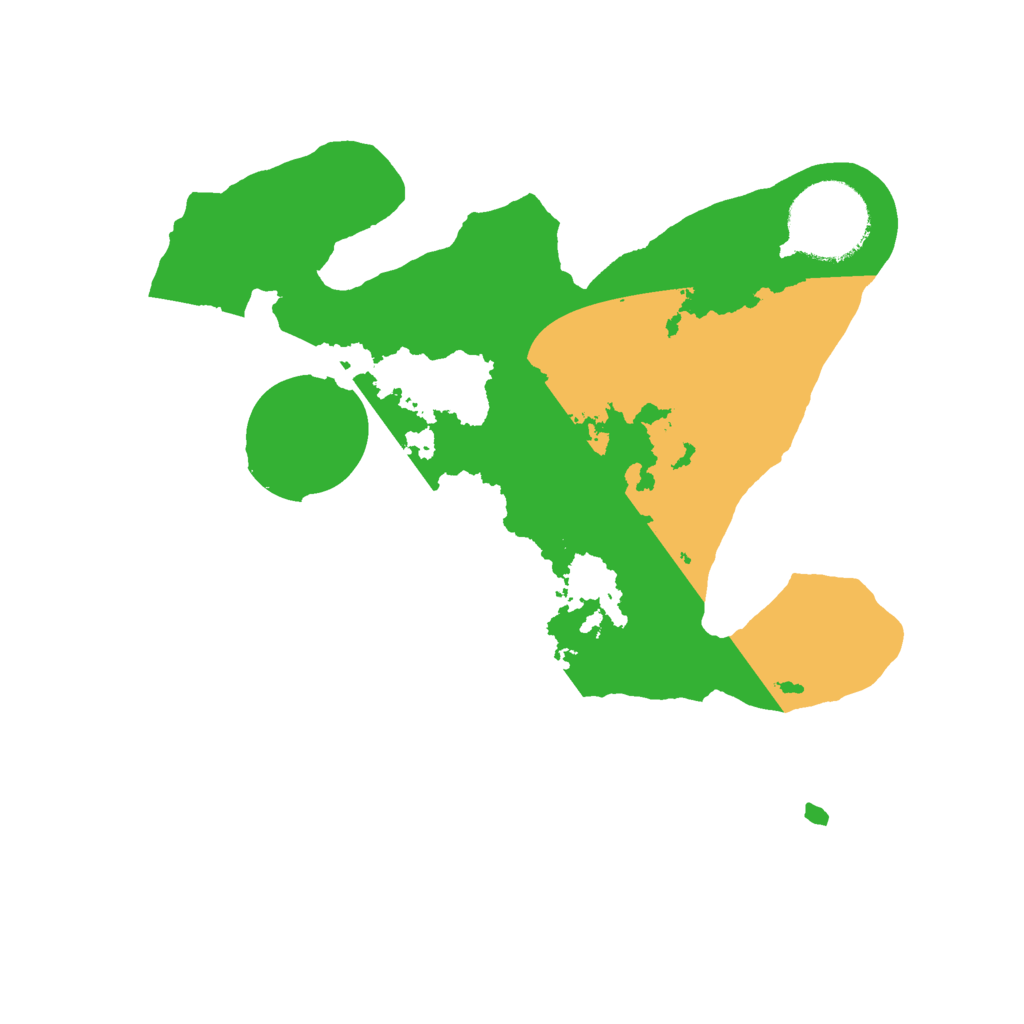 Biome Rust Map: Barren, Size: 2300, Seed: 3453