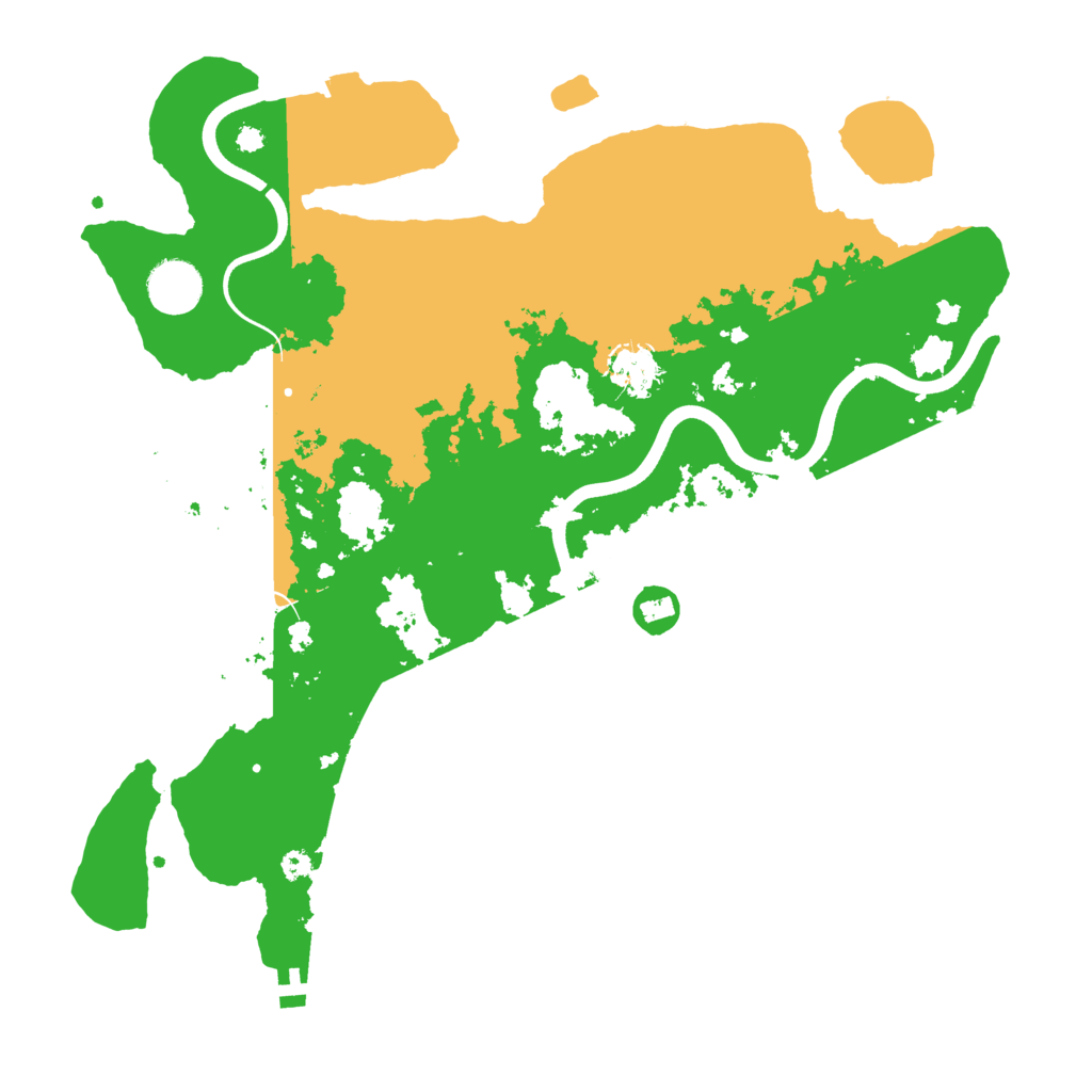 Biome Rust Map: Procedural Map, Size: 3700, Seed: 1955727790