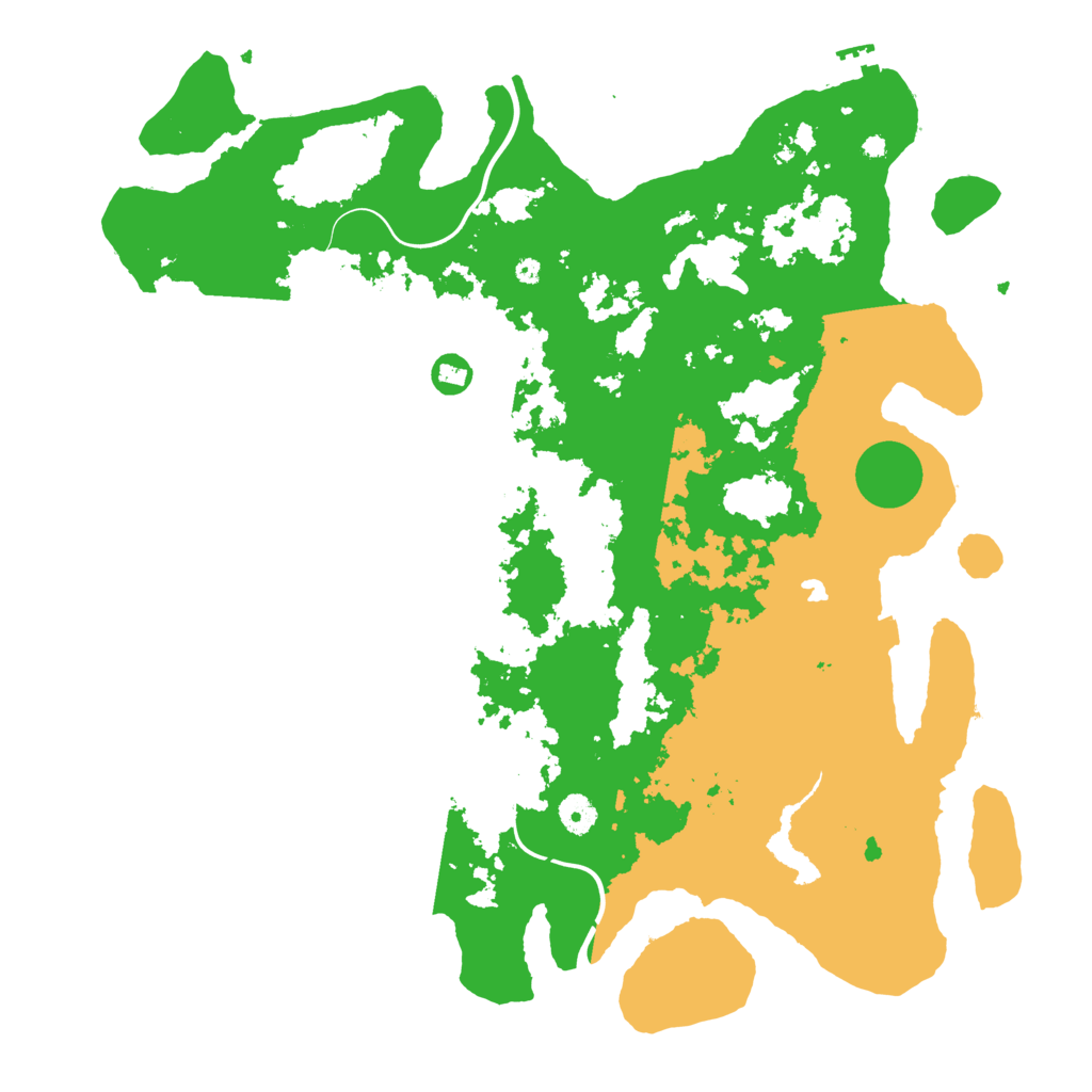 Biome Rust Map: Procedural Map, Size: 4300, Seed: 300