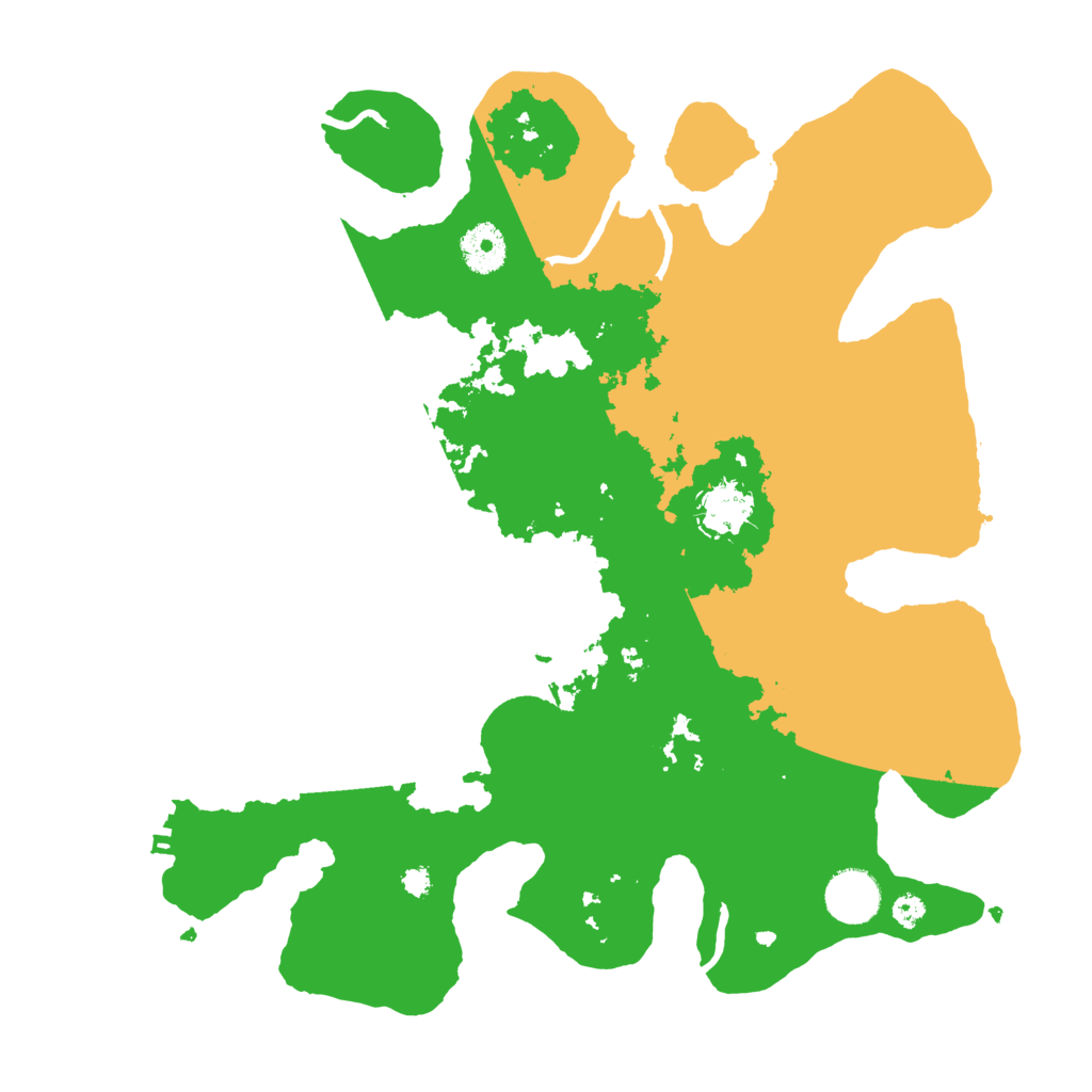 Biome Rust Map: Procedural Map, Size: 3500, Seed: 336435398