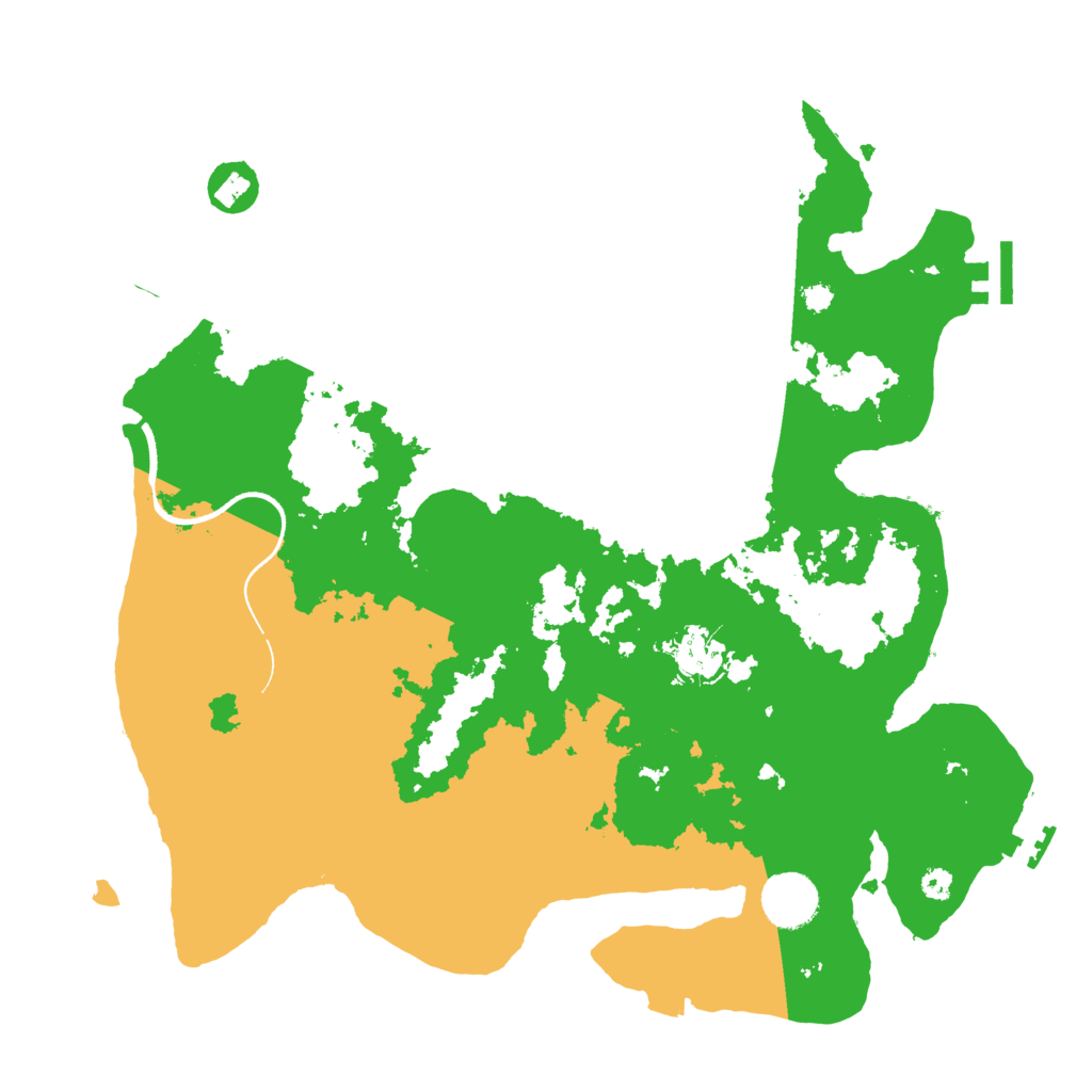 Biome Rust Map: Procedural Map, Size: 3500, Seed: 2093956582