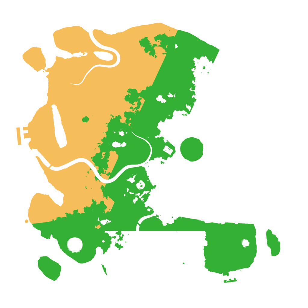 Biome Rust Map: Procedural Map, Size: 3600, Seed: 38973950