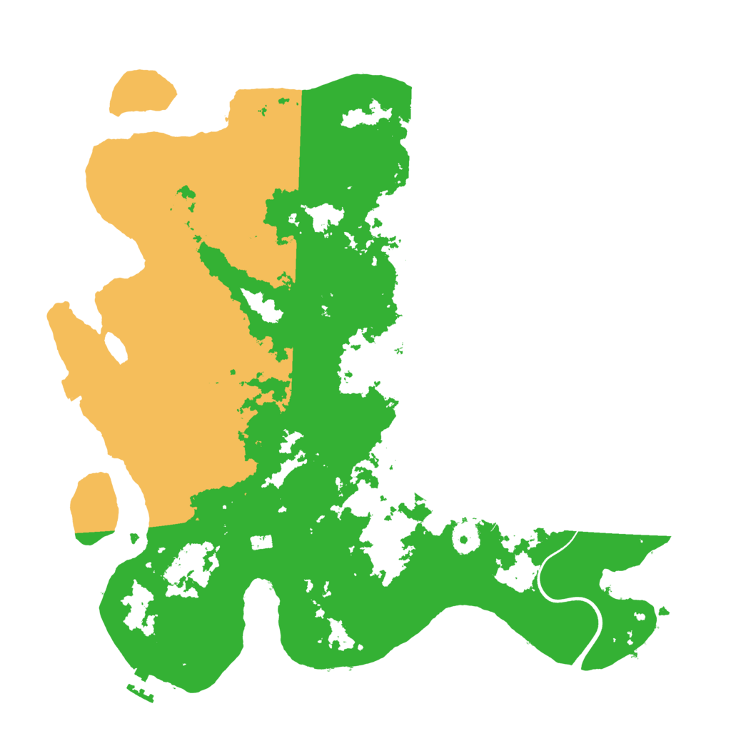 Biome Rust Map: Procedural Map, Size: 3700, Seed: 1530444578