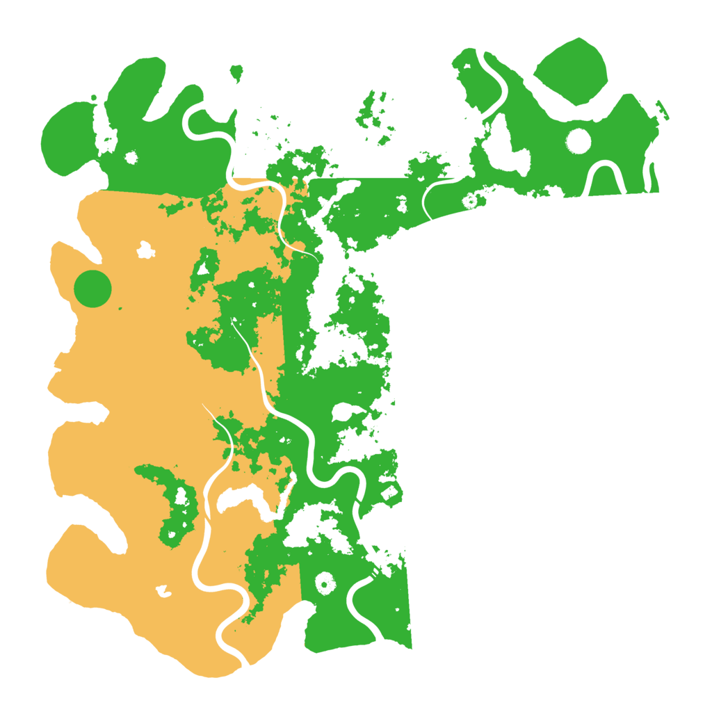 Biome Rust Map: Procedural Map, Size: 5000, Seed: 1625632942