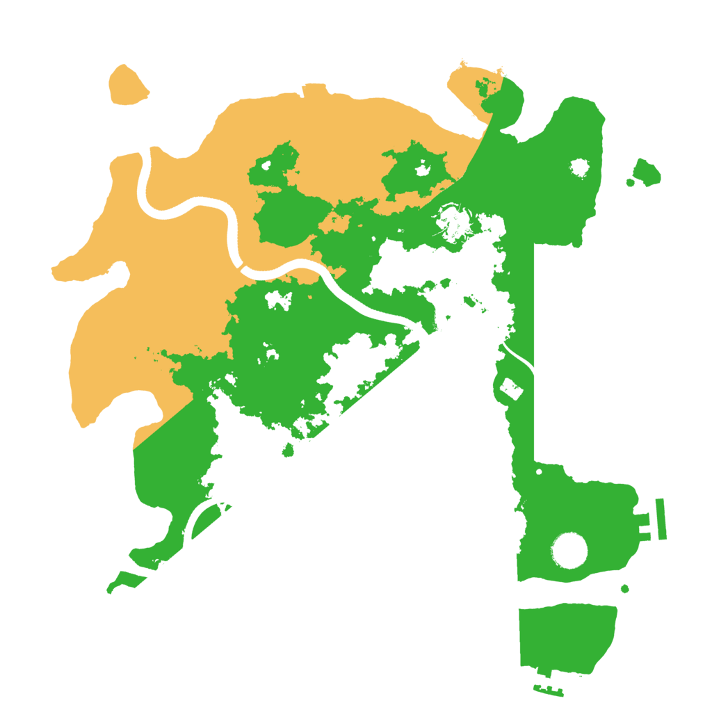 Biome Rust Map: Procedural Map, Size: 3500, Seed: 1666531631
