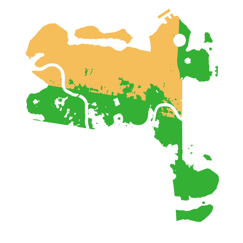 Biome Rust Map: Procedural Map, Size: 3500, Seed: 1850233972