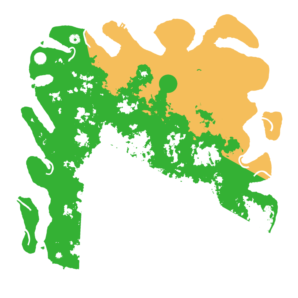 Biome Rust Map: Procedural Map, Size: 4300, Seed: 43