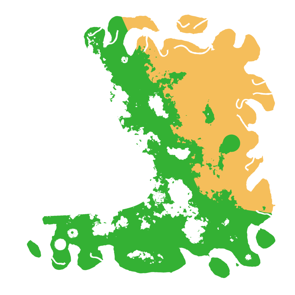 Biome Rust Map: Procedural Map, Size: 4500, Seed: 1418016727