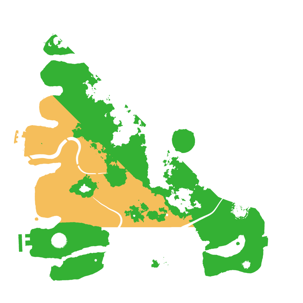 Biome Rust Map: Procedural Map, Size: 3500, Seed: 1651366841