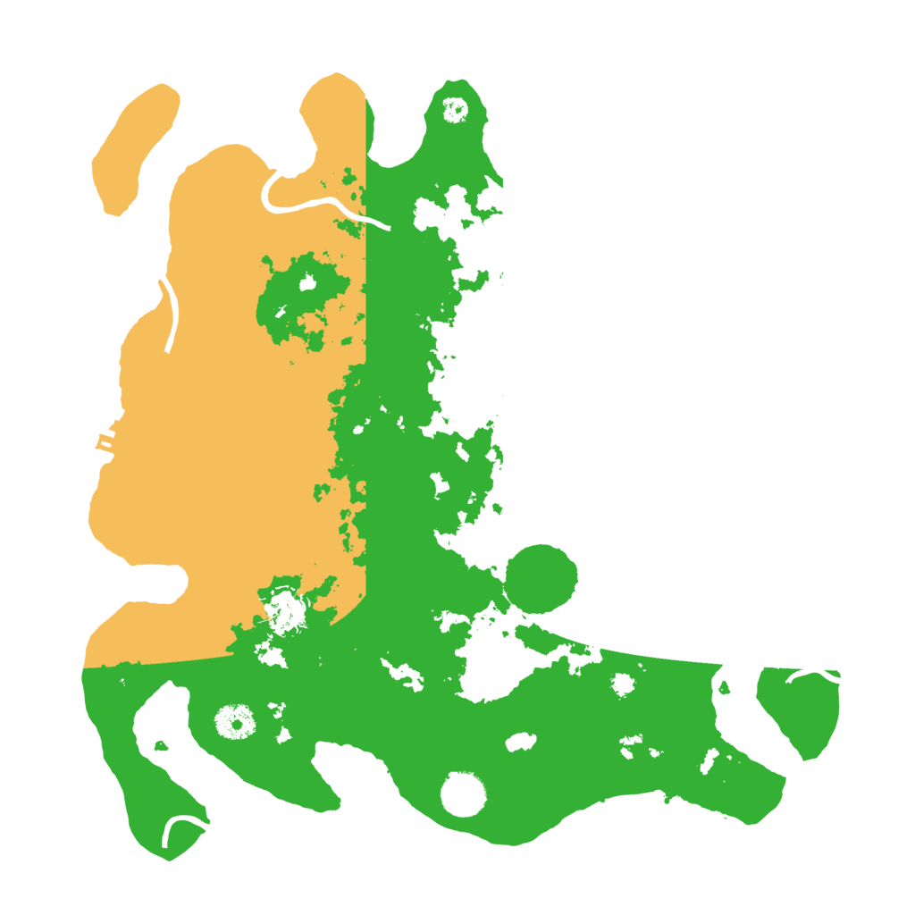 Biome Rust Map: Procedural Map, Size: 3600, Seed: 28804