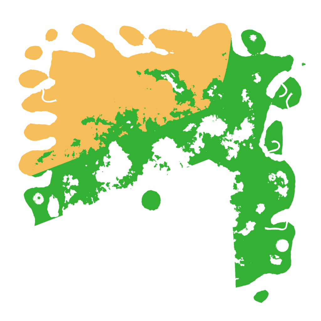 Biome Rust Map: Procedural Map, Size: 4500, Seed: 2058307596