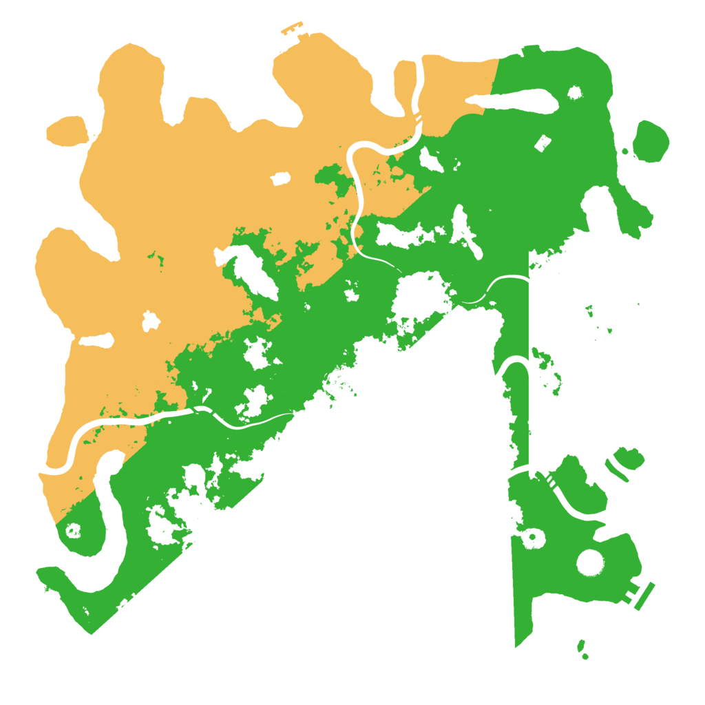 Biome Rust Map: Procedural Map, Size: 4600, Seed: 4434