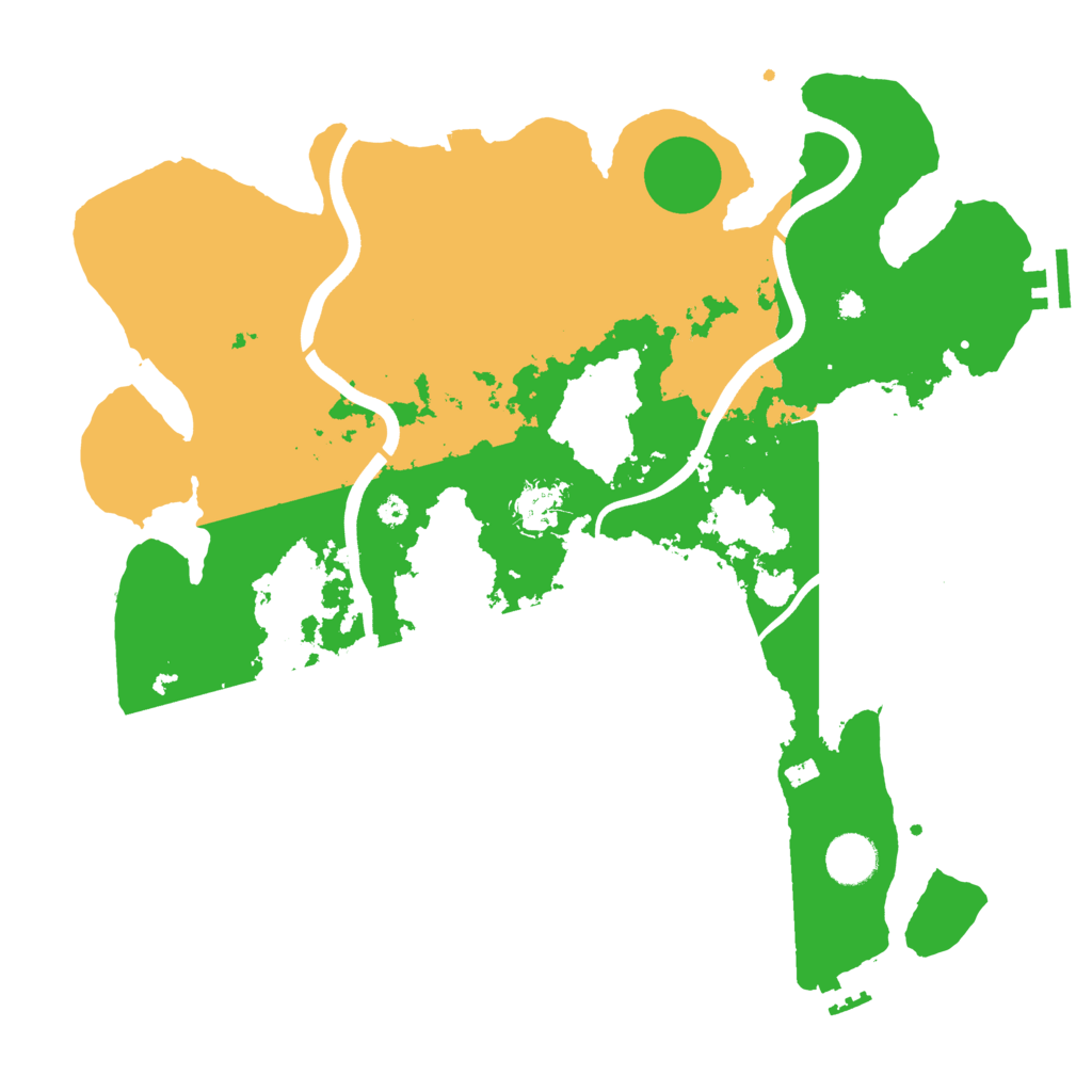 Biome Rust Map: Procedural Map, Size: 3750, Seed: 61022