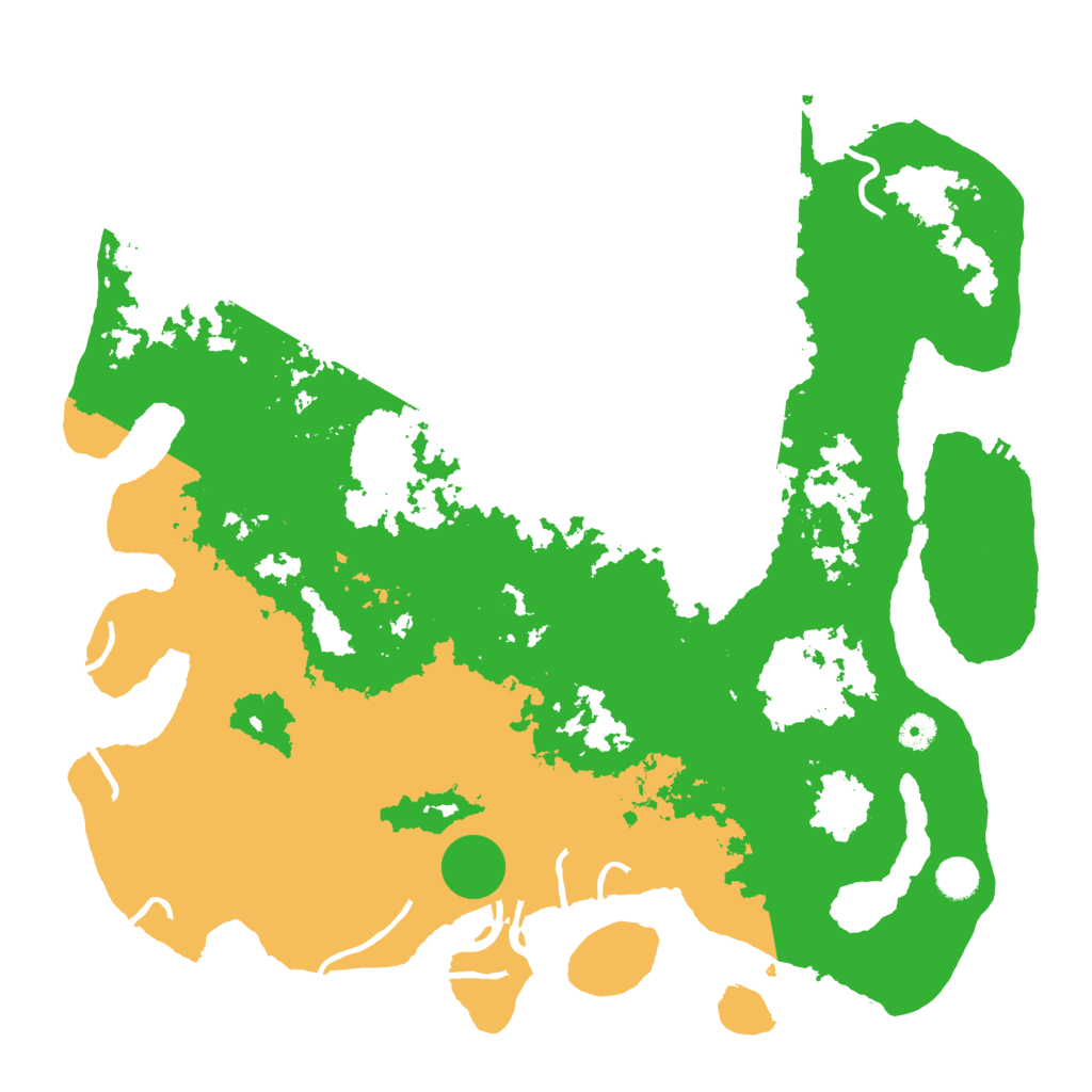 Biome Rust Map: Procedural Map, Size: 4500, Seed: 6181990