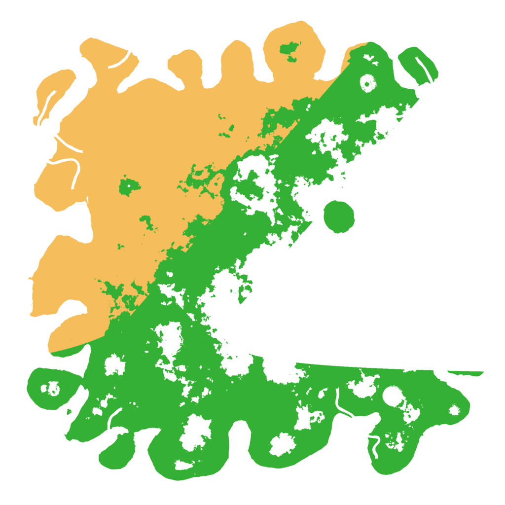 Biome Rust Map: Procedural Map, Size: 4500, Seed: 57247394