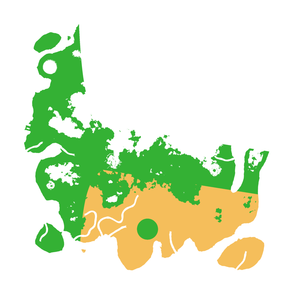 Biome Rust Map: Procedural Map, Size: 3700, Seed: 89146953