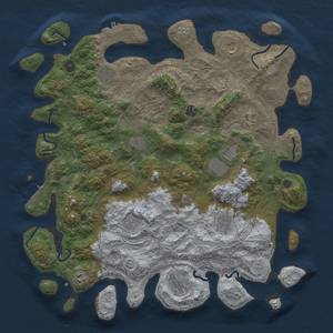 Thumbnail Rust Map: Procedural Map, Size: 4500, Seed: 1390797586, 20 Monuments