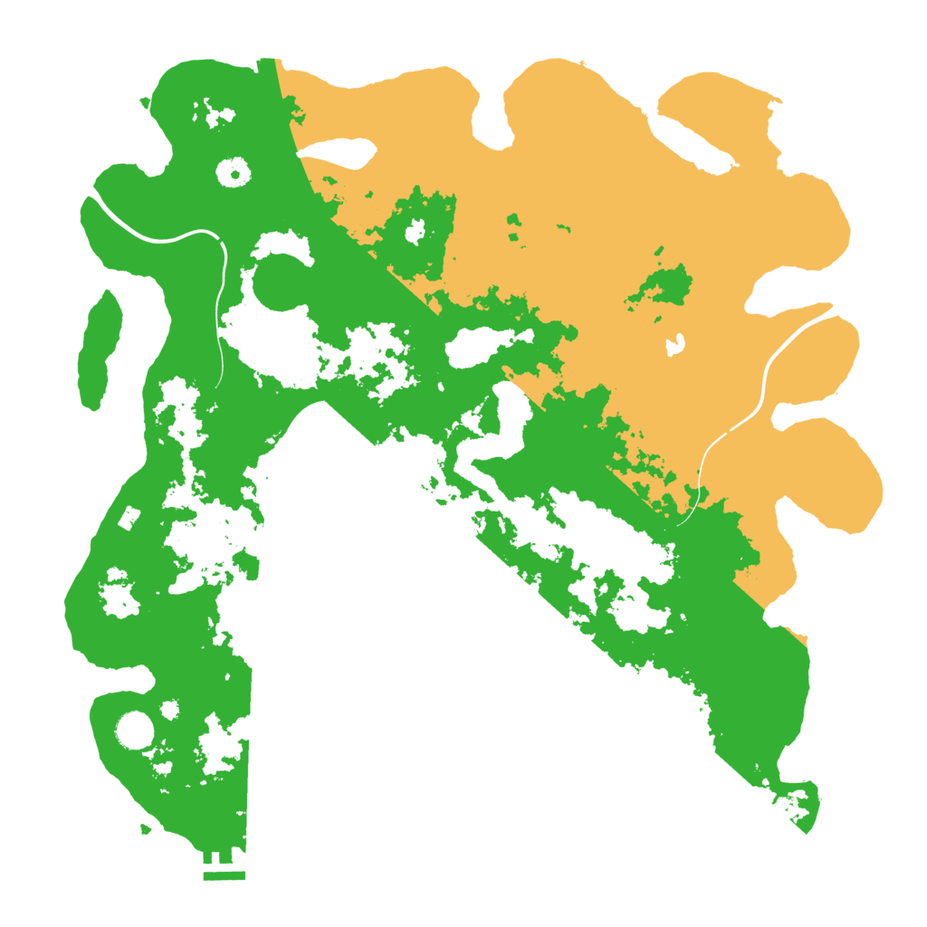 Biome Rust Map: Procedural Map, Size: 4300, Seed: 1284282759