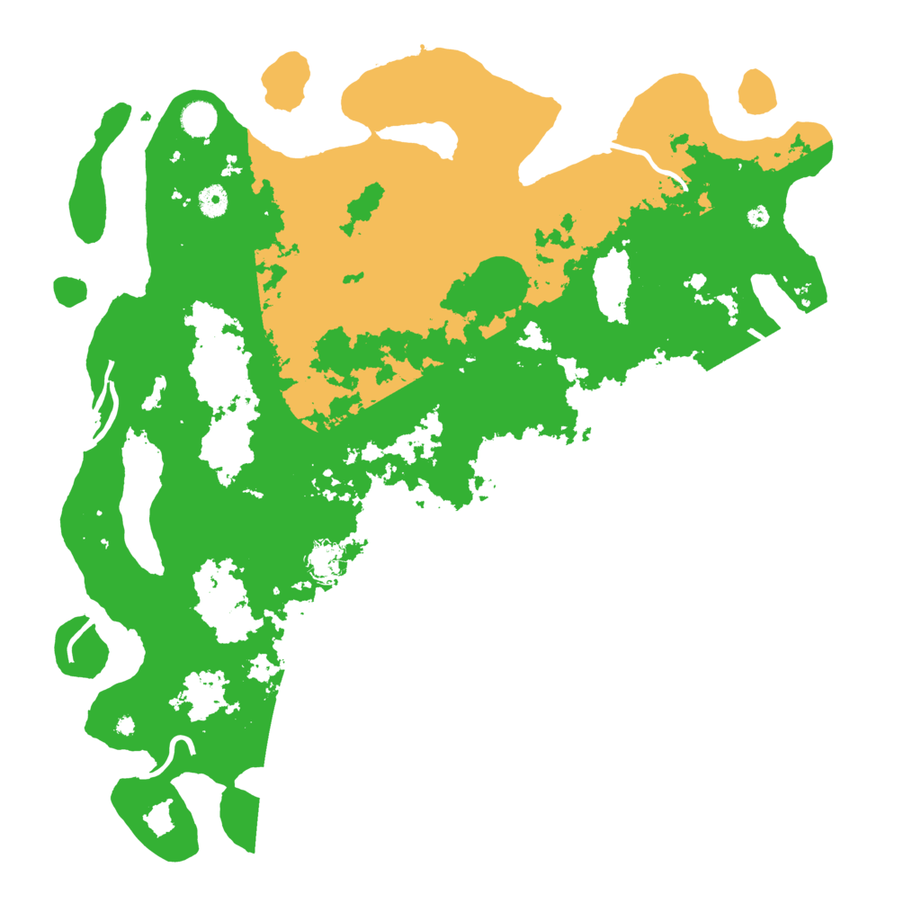 Biome Rust Map: Procedural Map, Size: 4500, Seed: 750934242