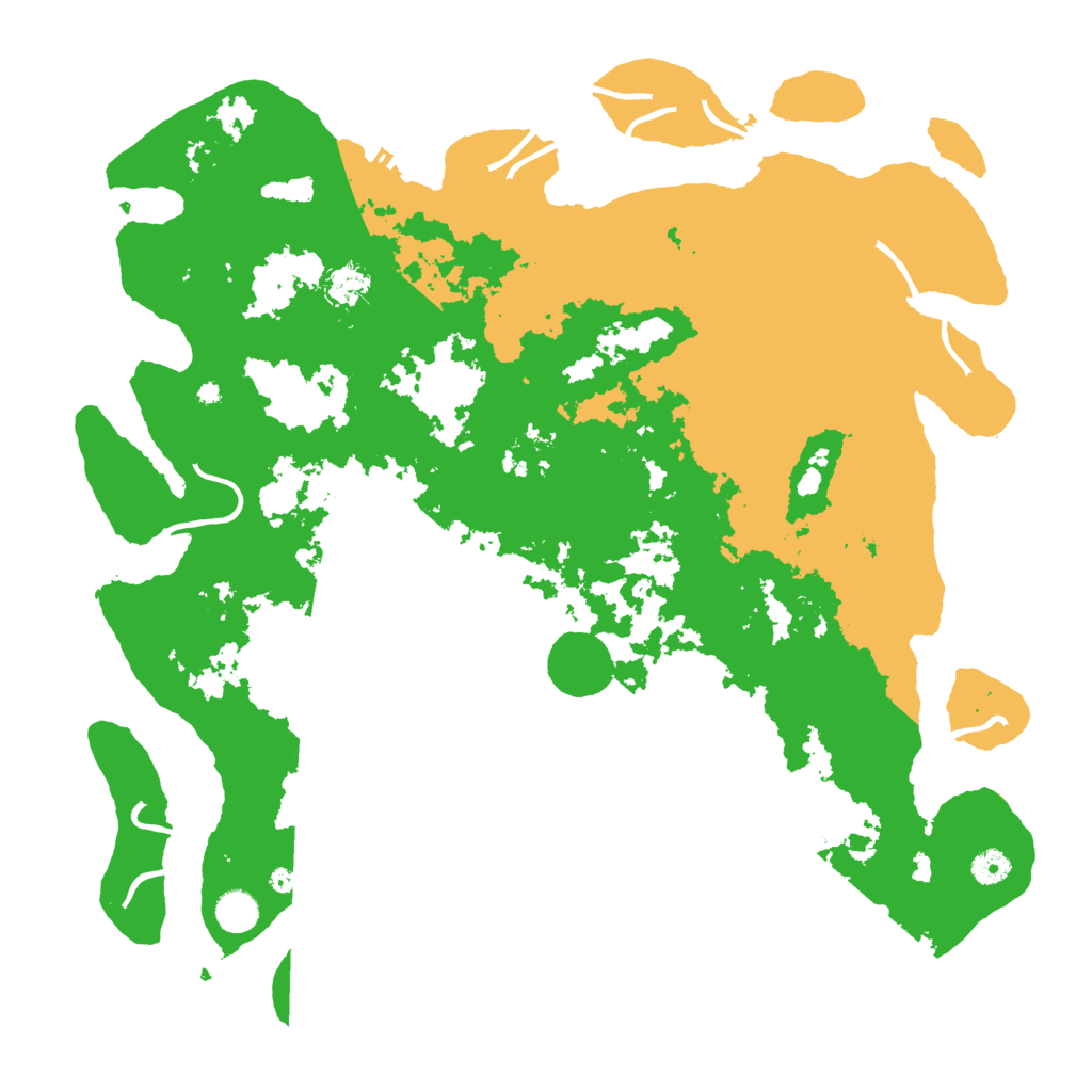 Biome Rust Map: Procedural Map, Size: 4500, Seed: 483830073