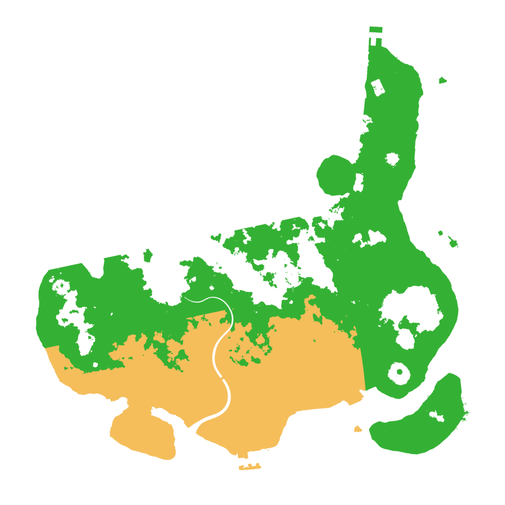 Biome Rust Map: Procedural Map, Size: 3500, Seed: 1180407276