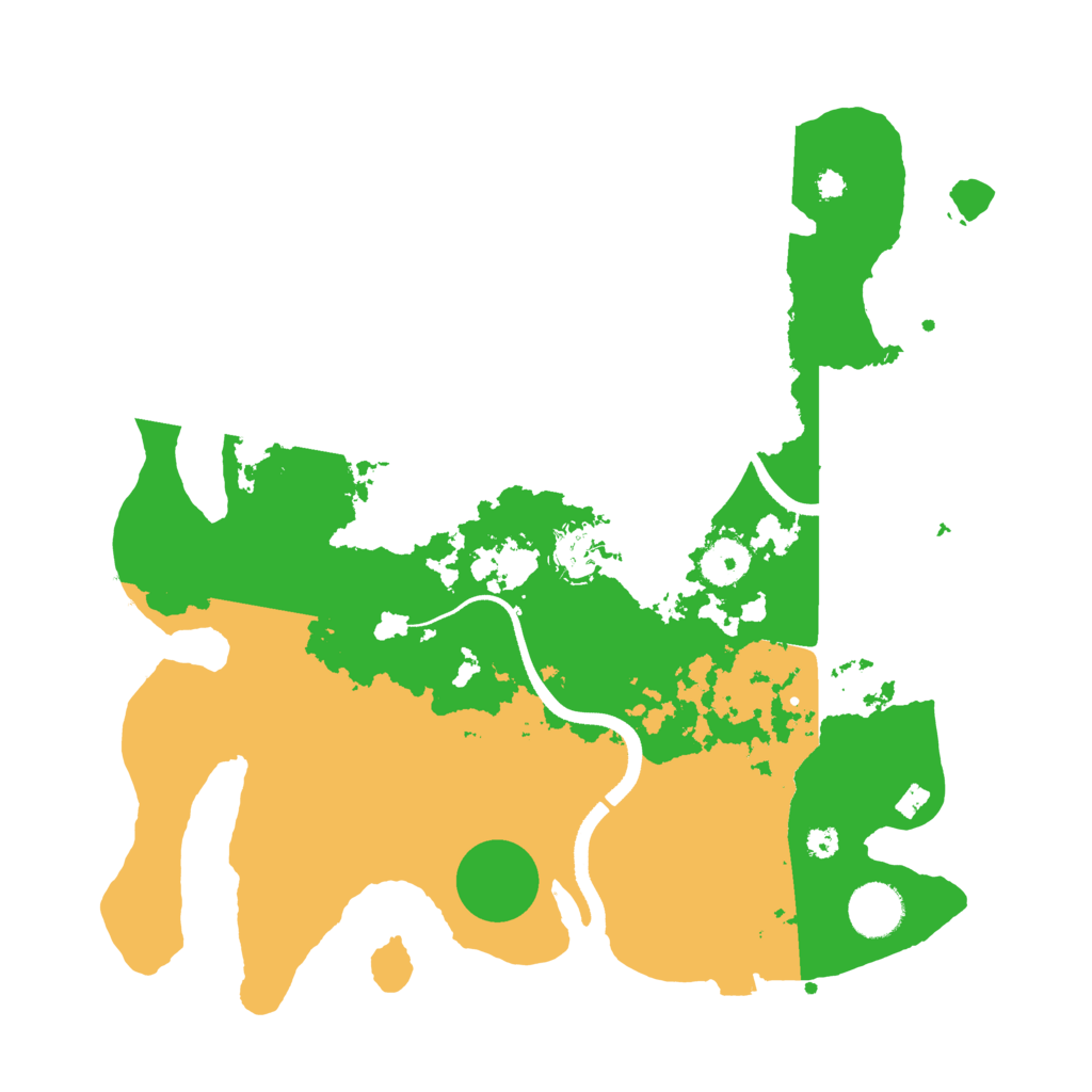 Biome Rust Map: Procedural Map, Size: 3500, Seed: 234759325