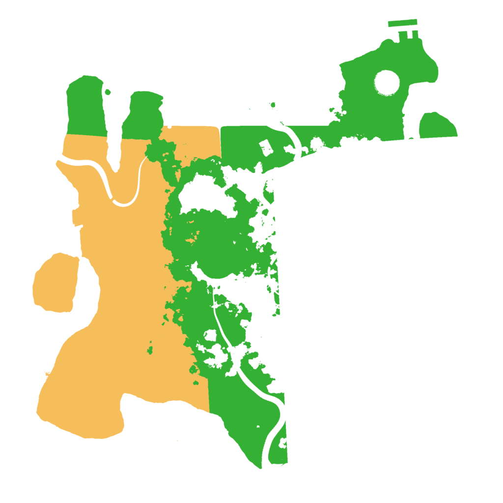 Biome Rust Map: Procedural Map, Size: 3500, Seed: 1902293515