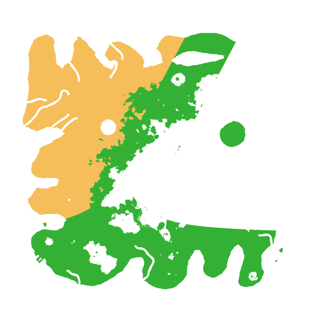 Biome Rust Map: Procedural Map, Size: 3600, Seed: 10054643
