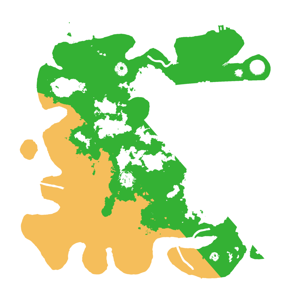 Biome Rust Map: Procedural Map, Size: 3500, Seed: 56753034