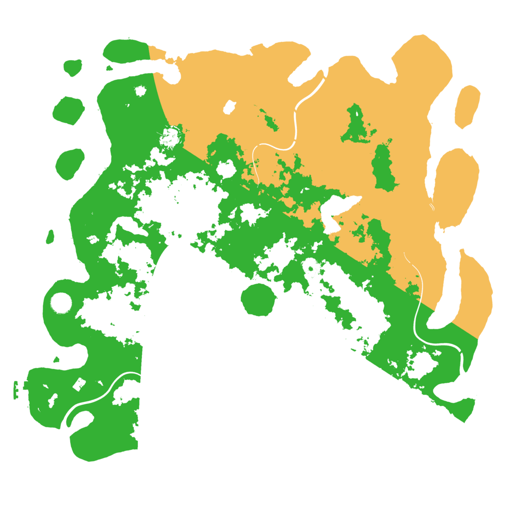 Biome Rust Map: Procedural Map, Size: 4300, Seed: 1085942182