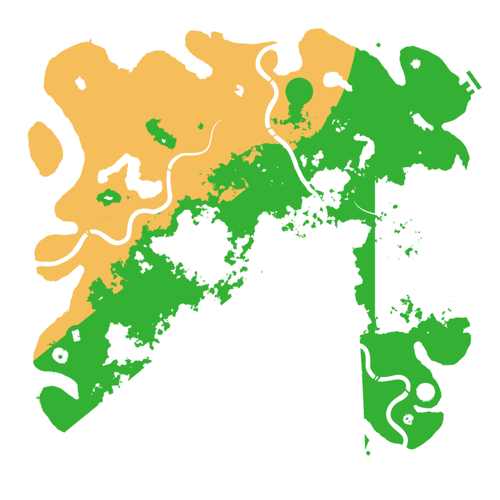 Biome Rust Map: Procedural Map, Size: 4800, Seed: 423605431