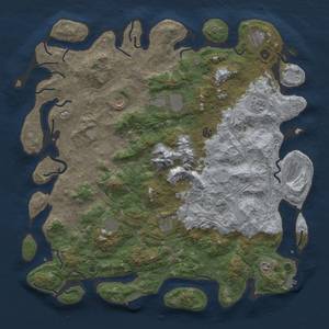 Thumbnail Rust Map: Procedural Map, Size: 5000, Seed: 1812051178, 20 Monuments