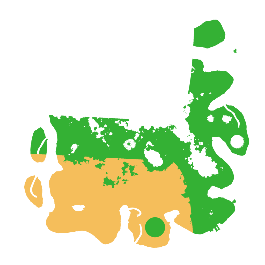 Biome Rust Map: Procedural Map, Size: 3500, Seed: 1019454850