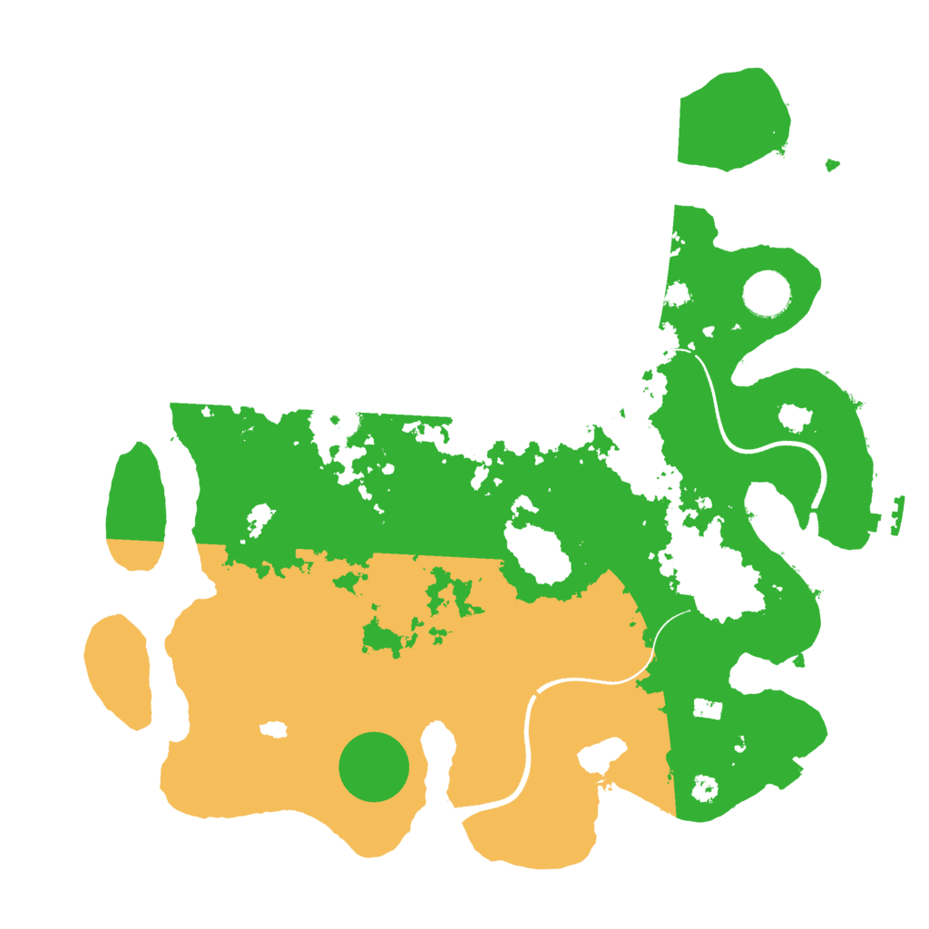 Biome Rust Map: Procedural Map, Size: 3500, Seed: 1019454850