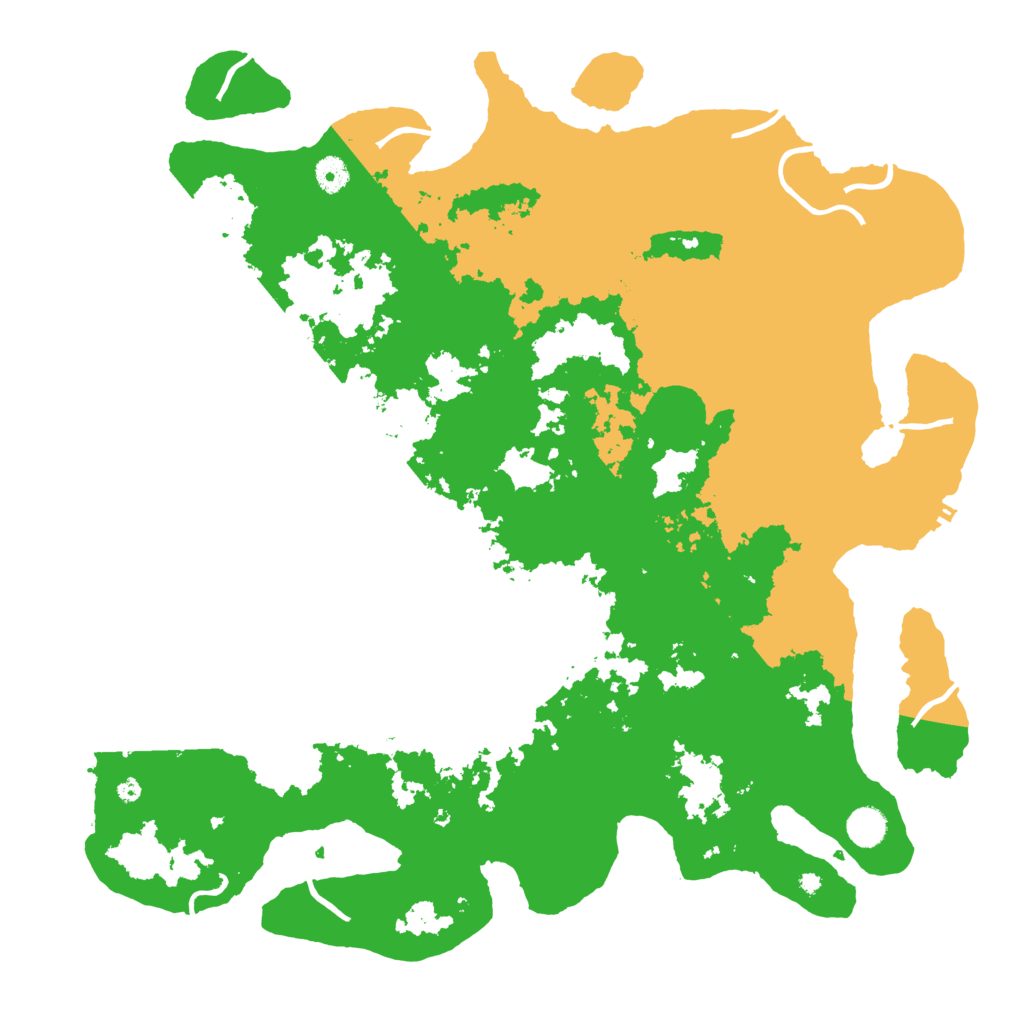 Biome Rust Map: Procedural Map, Size: 4500, Seed: 1268896499