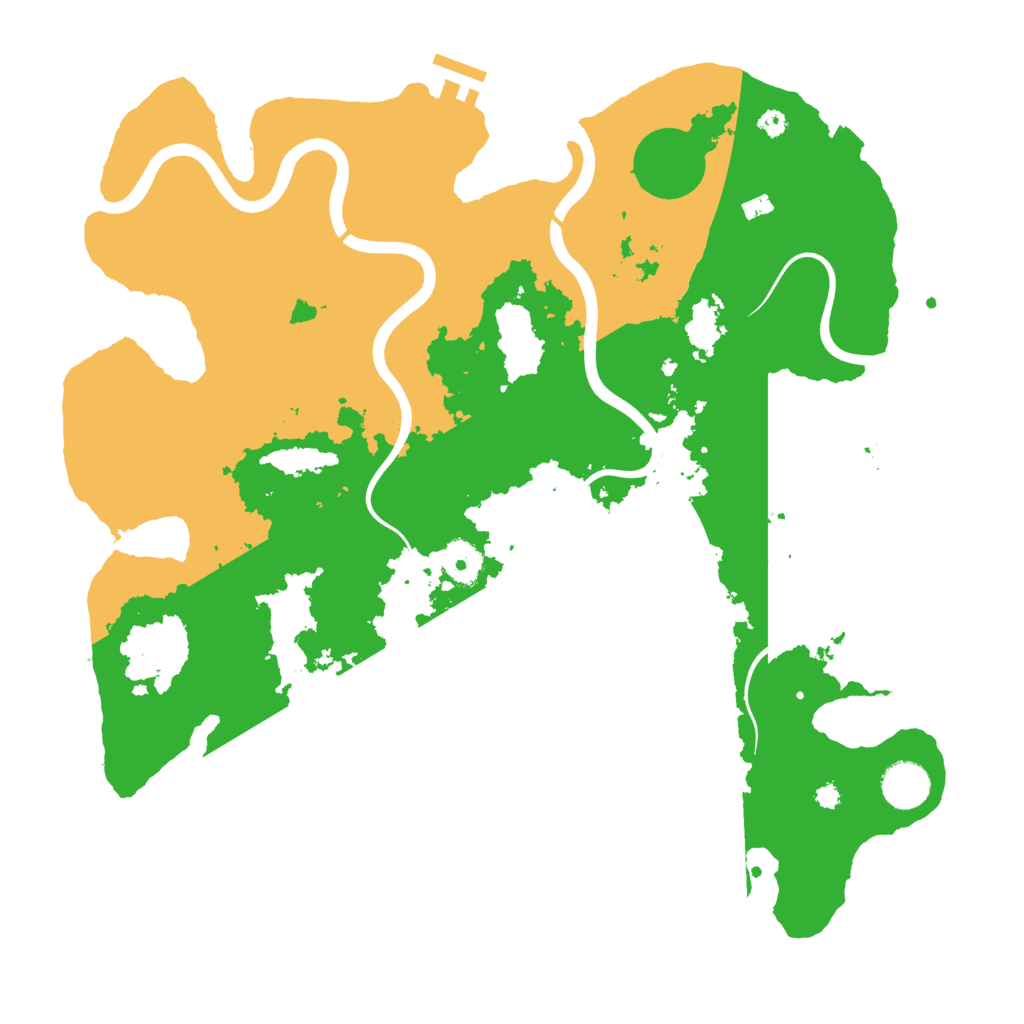 Biome Rust Map: Procedural Map, Size: 3800, Seed: 648120