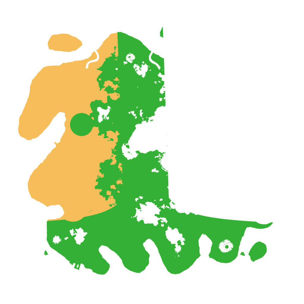 Biome Rust Map: Procedural Map, Size: 3500, Seed: 1543552934