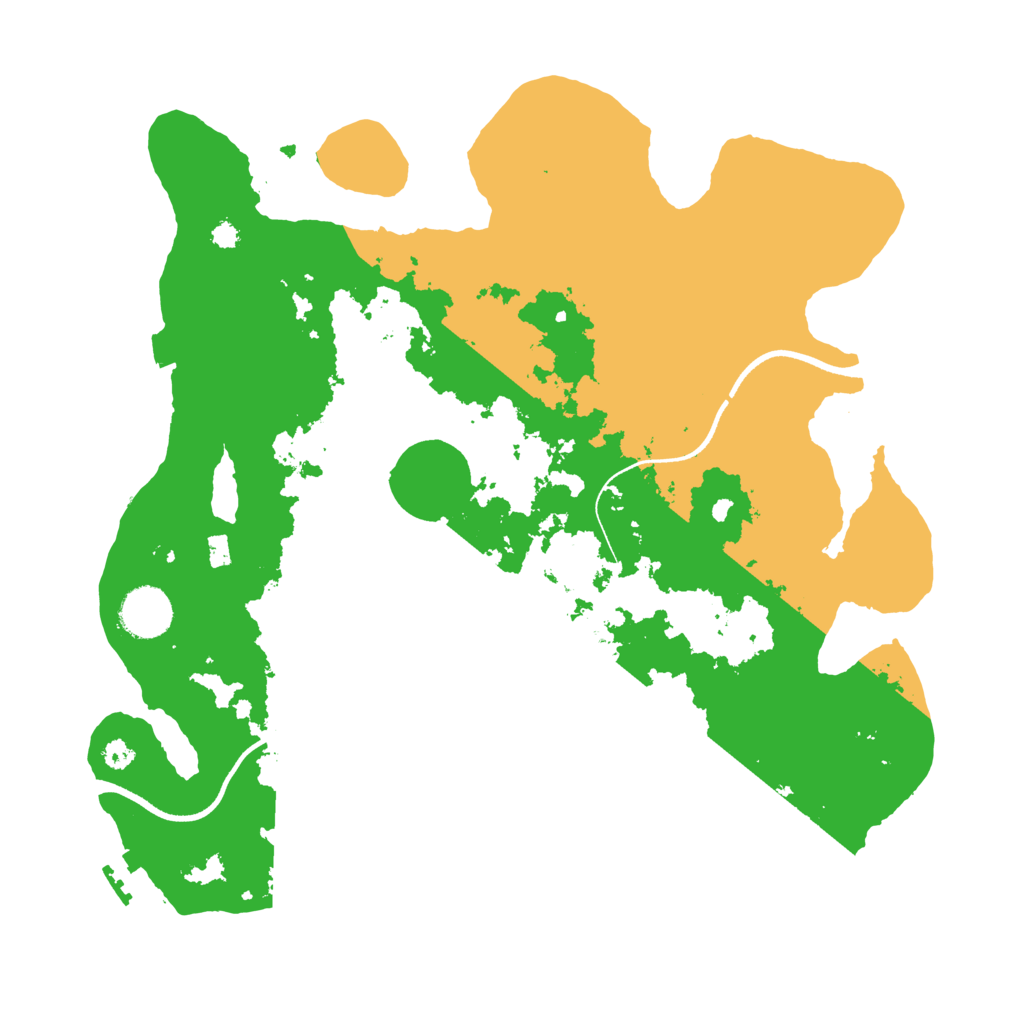 Biome Rust Map: Procedural Map, Size: 3500, Seed: 1790331176