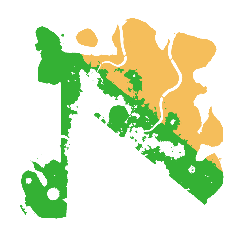 Biome Rust Map: Procedural Map, Size: 3500, Seed: 1790331176