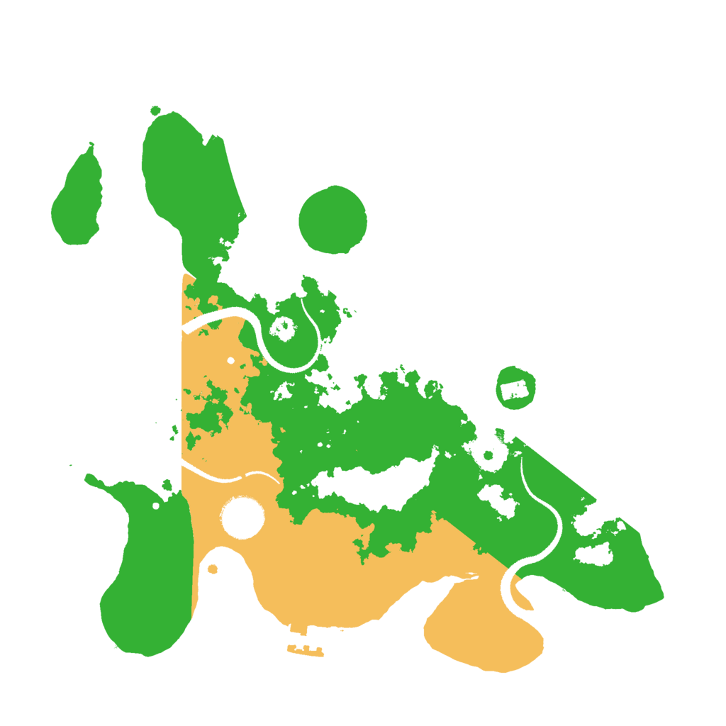 Biome Rust Map: Procedural Map, Size: 3000, Seed: 1960260554