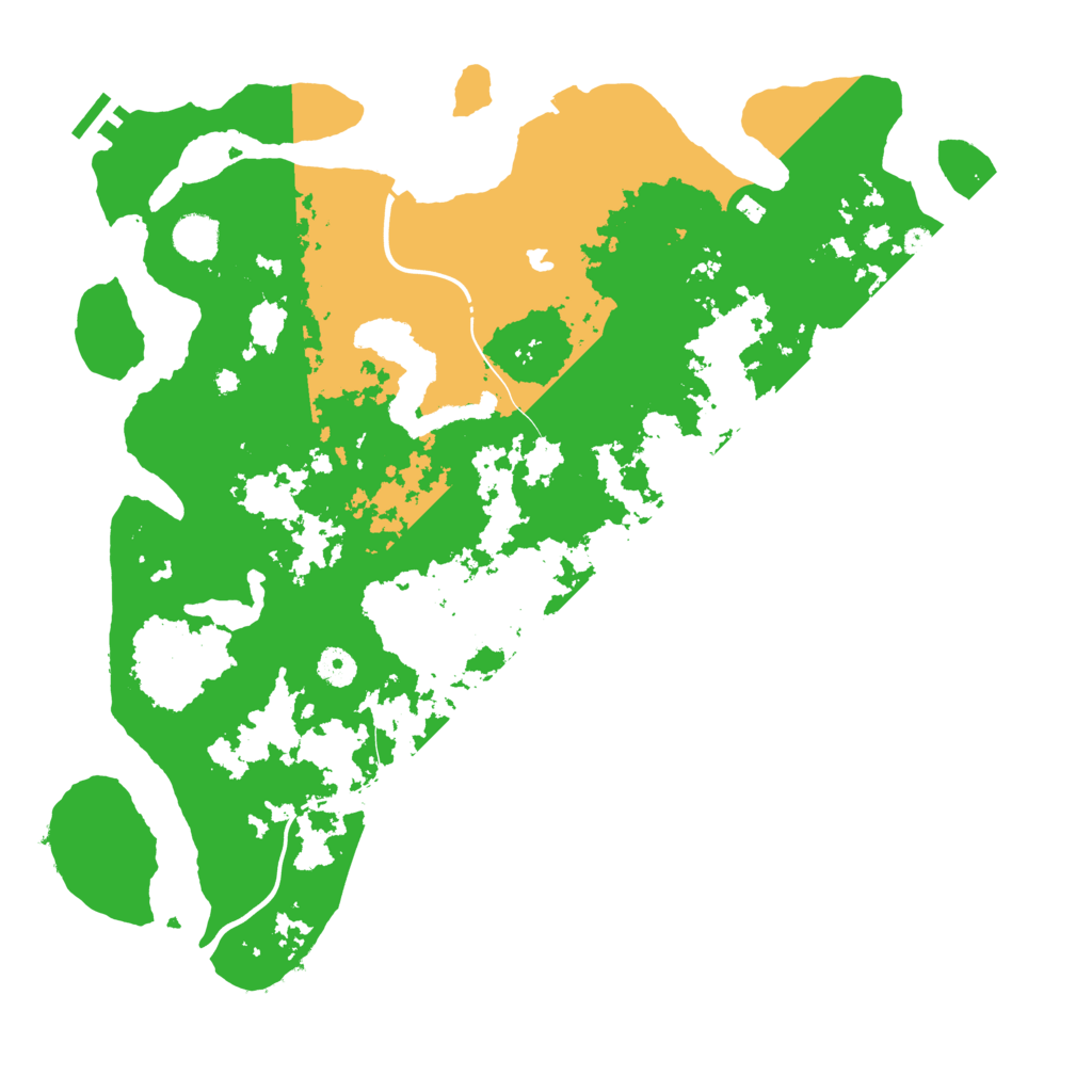 Biome Rust Map: Procedural Map, Size: 4250, Seed: 9384023