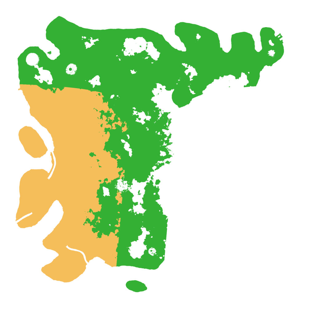 Biome Rust Map: Procedural Map, Size: 4300, Seed: 598356193