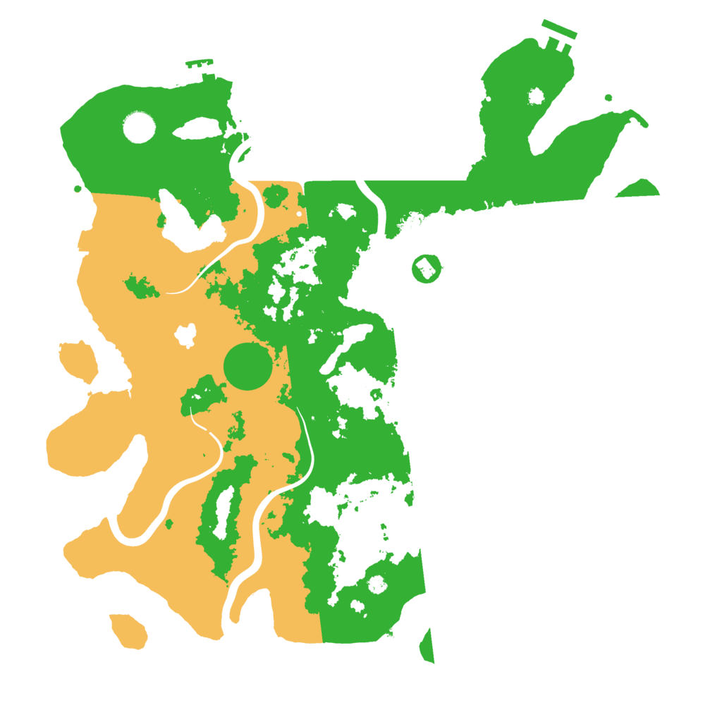 Biome Rust Map: Procedural Map, Size: 4000, Seed: 312622