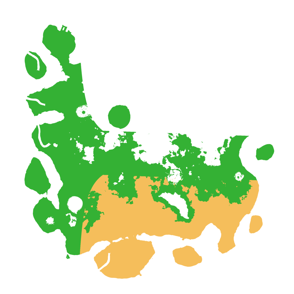 Biome Rust Map: Procedural Map, Size: 3500, Seed: 271689767