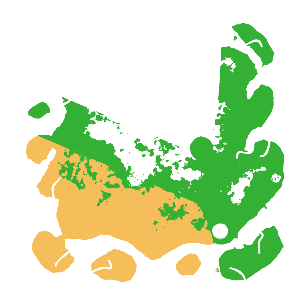 Biome Rust Map: Procedural Map, Size: 3500, Seed: 1692799185